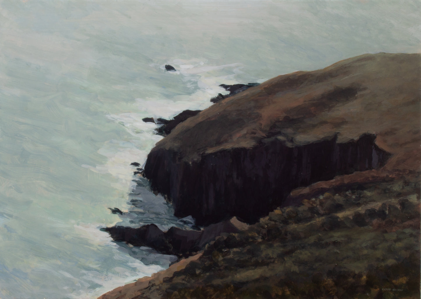 Cliffs, looking south on Bray Head