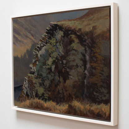 The cliff, Spinc, Glendalough